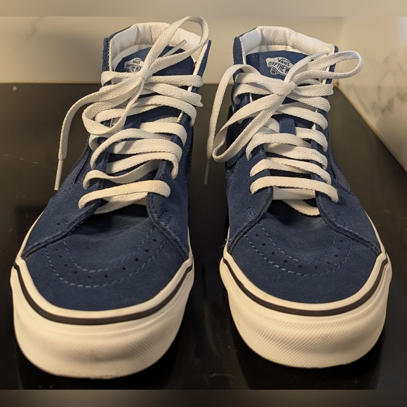 Vans Sk8-Hi Blue White Stripe Old Skool Era Slip-on  Shoes M5.5/W7 MSRP $64.99 - Picture 2 of 10